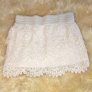White Lace Skirt